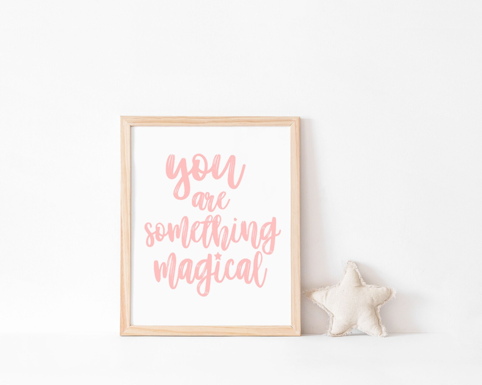 You are something magical, Girls Room Decor, Girls Wall Print, Nursery Wall Decor, Kids Room Deco... | Etsy (US)