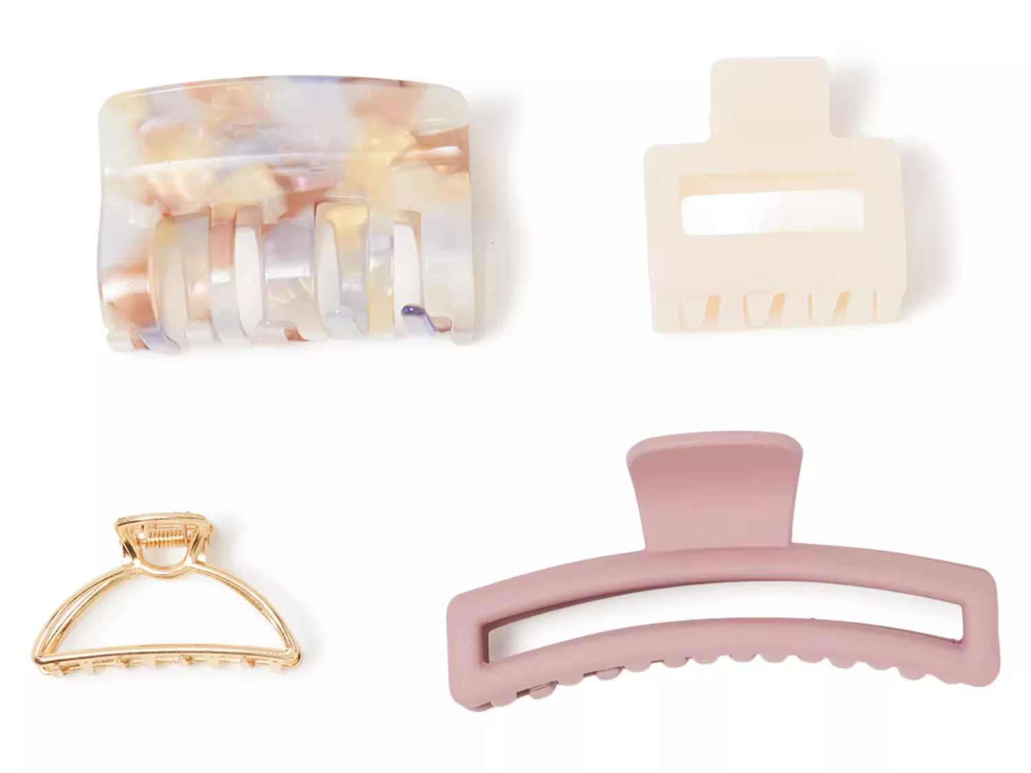 Kelly & Katie Open Hair Clip Set - 4 Pack | DSW