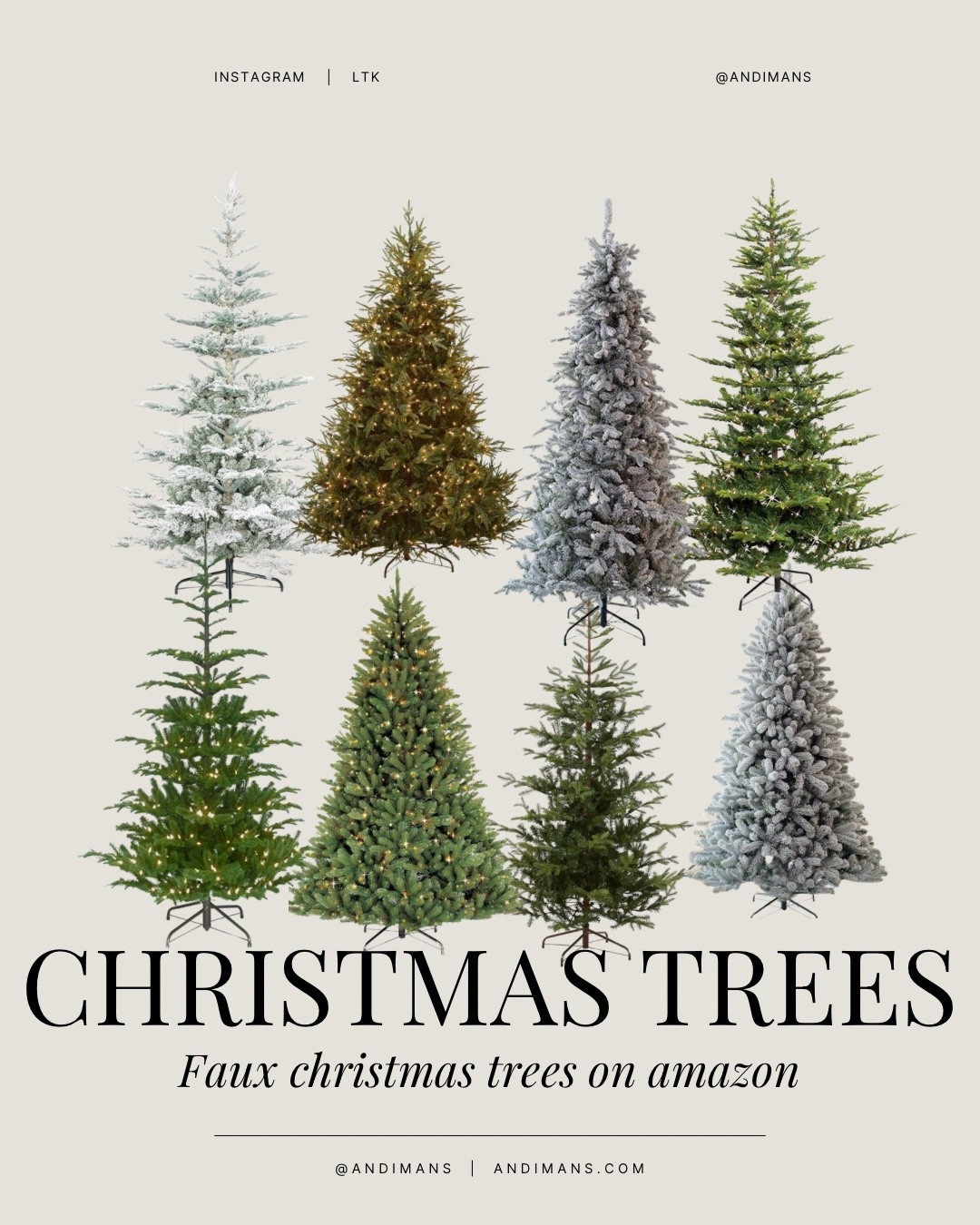 Faux Christmas tree finds on Amazon!

#LTKHome #LTKFindsUnder100 #LTKSeasonal