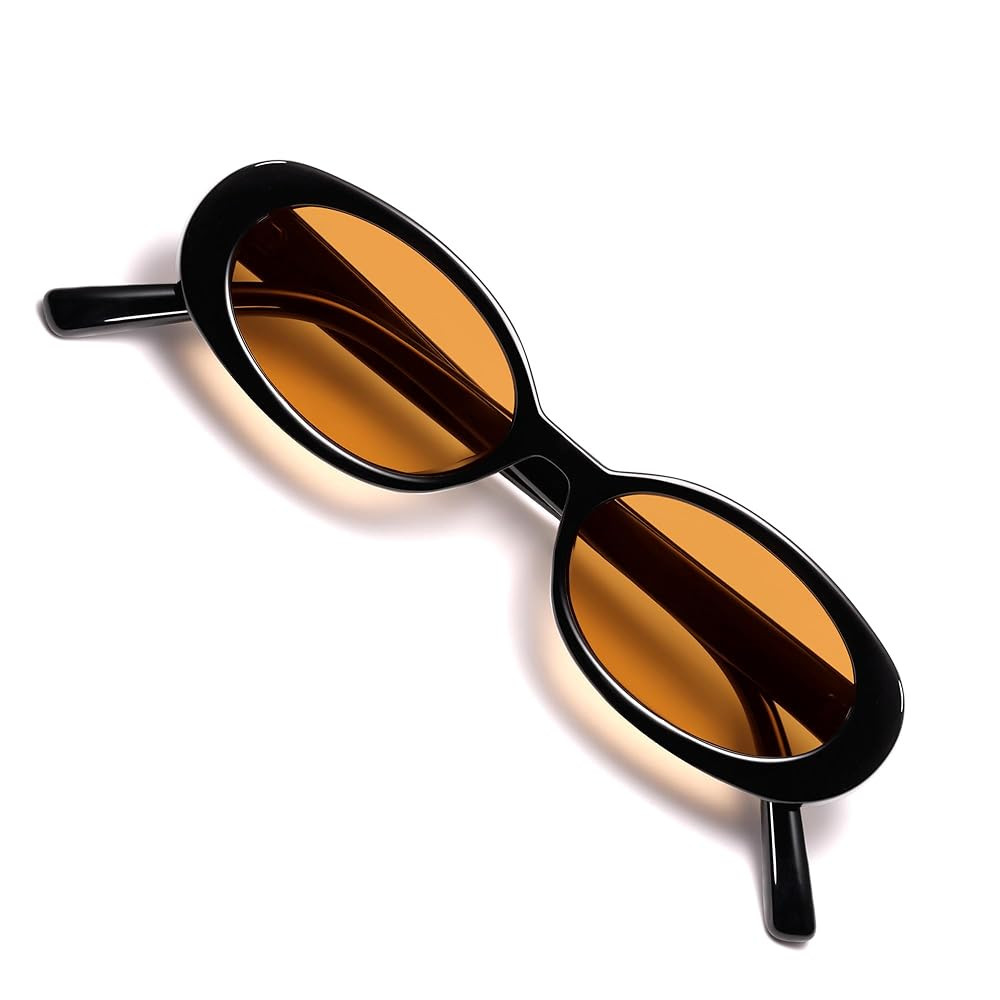 VANLINKER Polarized Retro Oval Sunglasses for Women and Men Small 90s Style VL9580 | Amazon (US)