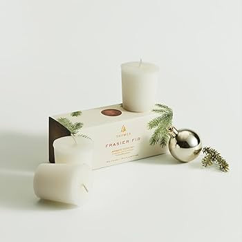 Thymes Votive Candle - Candles for Home Scented - White Candles - Decorative Candles - Christmas ... | Amazon (US)