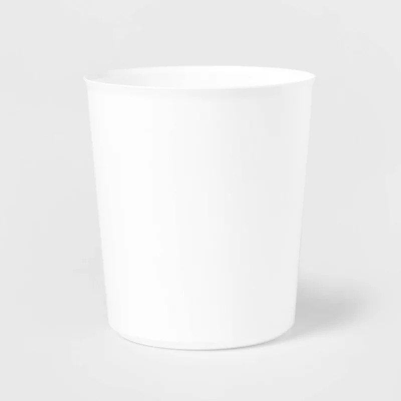 1.8gal Flexible Round Wastebasket White - Brightroom™ | Target