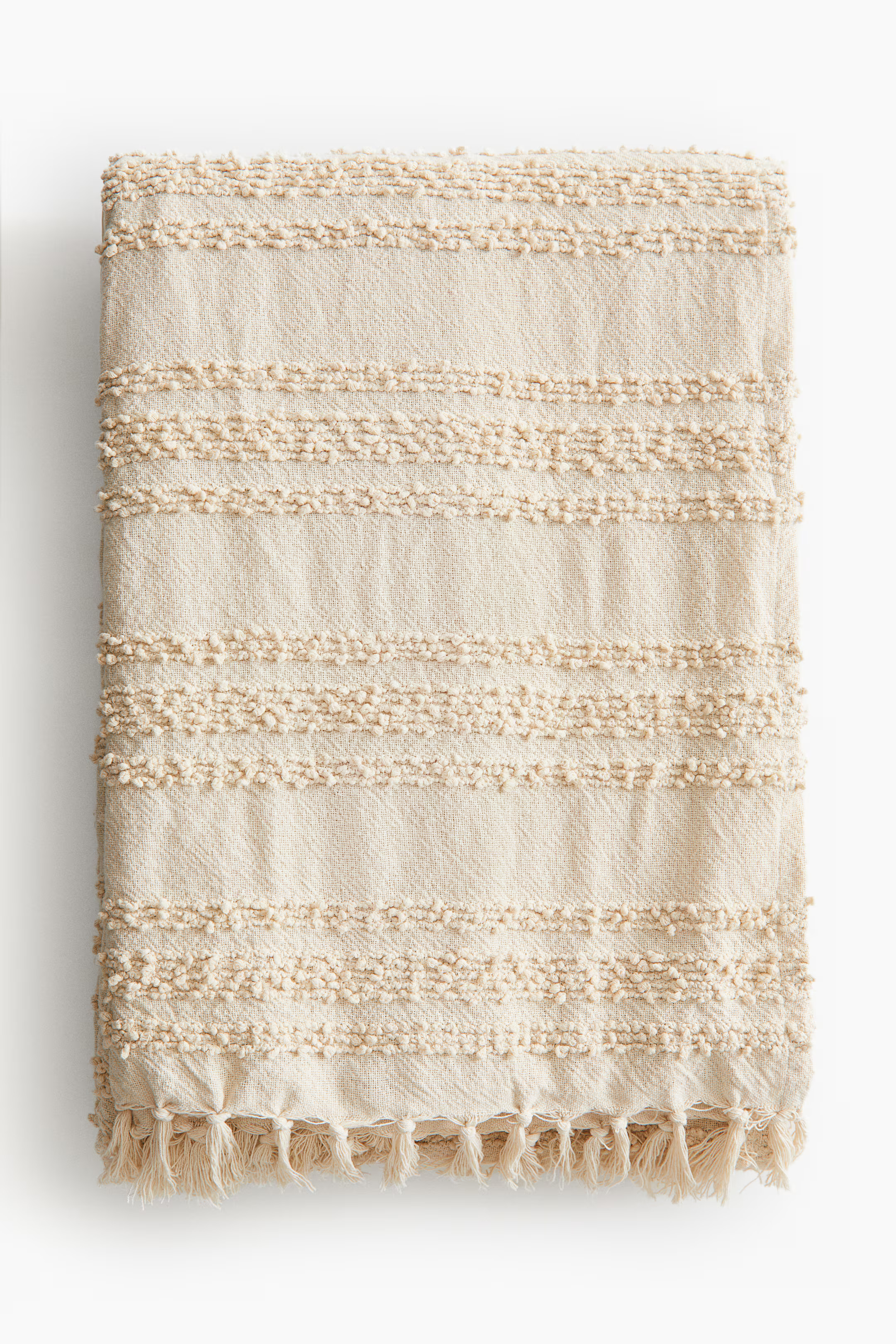 Textured Cotton-Blend Bedspread | H&M (US + CA)