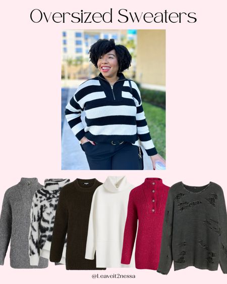 Oversized sweaters

#LTKSeasonal #LTKmidsize #LTKstyletip