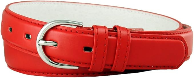 Solid Color Dress Leather Adjustable Skinny Belt for WomenMultiple Colors Available | Amazon (US)