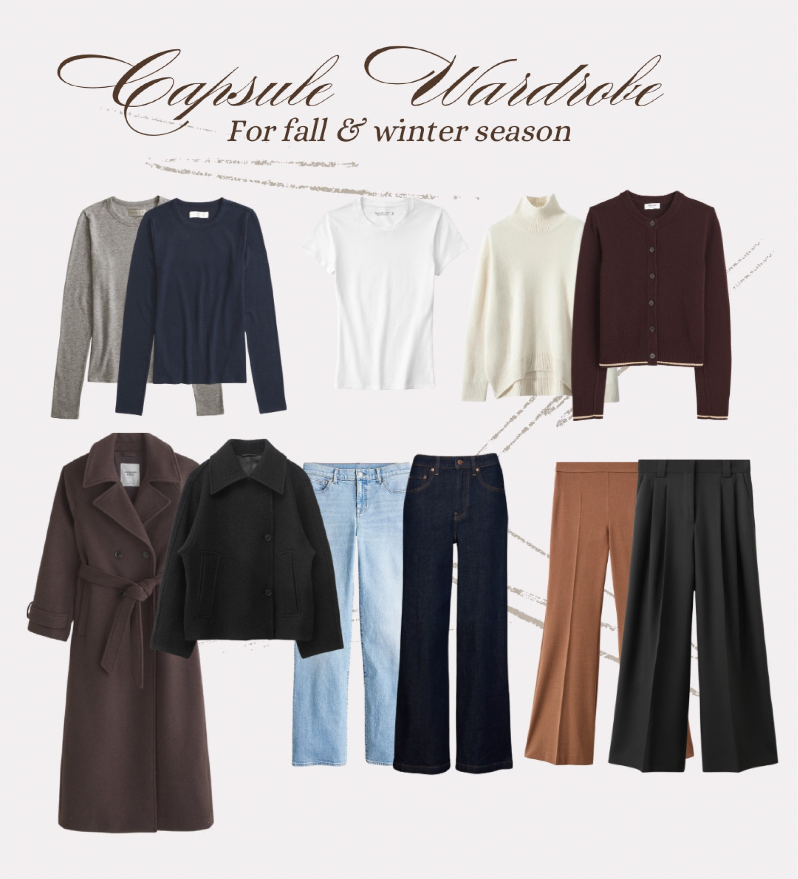 Feel like you need to simplify your closet? Here’s a winter capsule to get you started 

#LTKootd #LTKFindsUnder100 #LTKgrwm