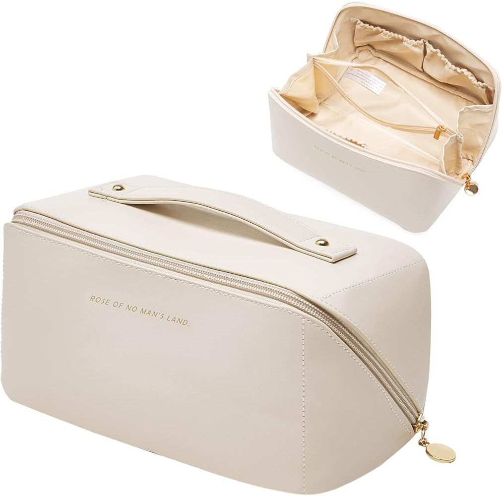 YOMOSPACE Large Capacity Travel Cosmetic Bag, Makeup Organizer Bag, Multifunctional Storage Makeu... | Amazon (US)