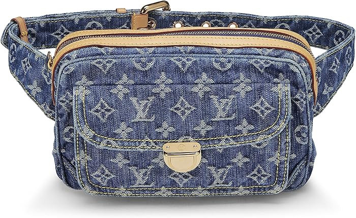 Amazon.com: Louis Vuitton, Pre-loved Monogram Denim Bumbag, Blue : Amazon Luxury | Amazon (US)