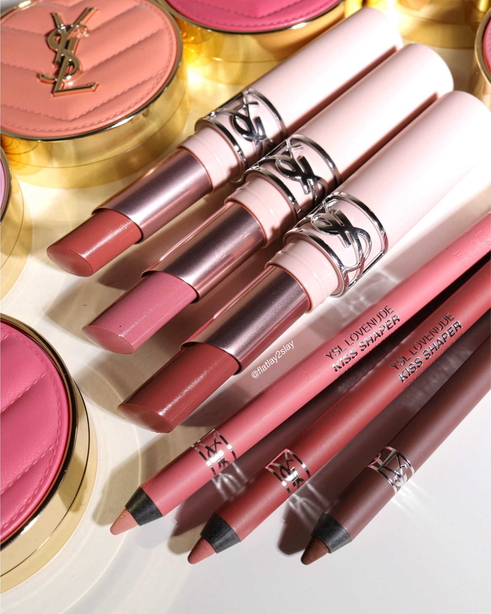 YSL The Lovenude collection 😍 Forever obsessed with @yslbeauty products and these new addition make me fall in love with brand even more! 

💗 YSL Beauty Lovenude Lip Blusher in shades 44, 7, 4
💝 YSL Beauty Lovenude Kiss Shaper lip liners in shades 44, 107, 104

What are you picking during @sephora @sephoracanada sale? 🎀

Thank you so much @yslbeauty for sharing with me! I am so grateful! 💗 

*pr samples/gifted

#ysllovenude #yslbeauty #ysllipstick #yslmakeup #sephorasale 

#LTKgrwm #LTKmorningroutine #LTKBeauty