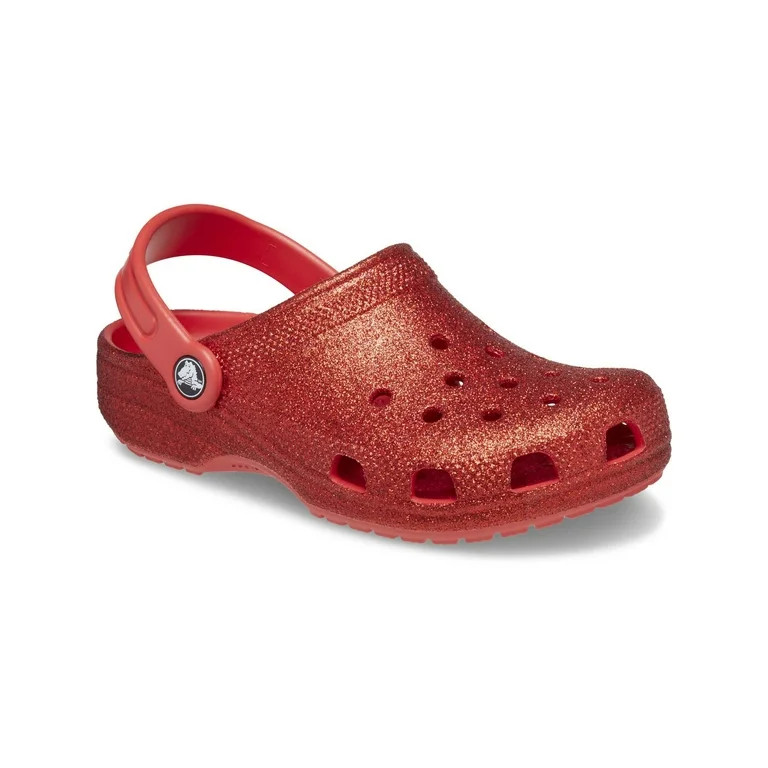Crocs Kids Classic Glitter Clog | Walmart (US)