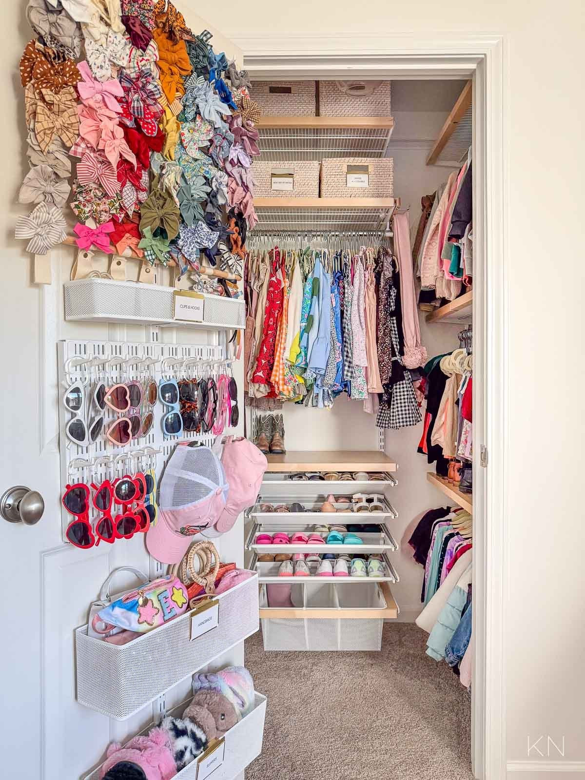 Eliza’s small closet has an over the door organization system, drawer unit, shelves and hanging rods, all by elfa. This allows us to maximize the space for all of her clothes, shoes and accessories. It’s a great time to consider closet organization since all elfa is currently 40% off! home organization kids closet organization closet storage home storage 

#LTKHome #LTKSaleAlert #LTKKids