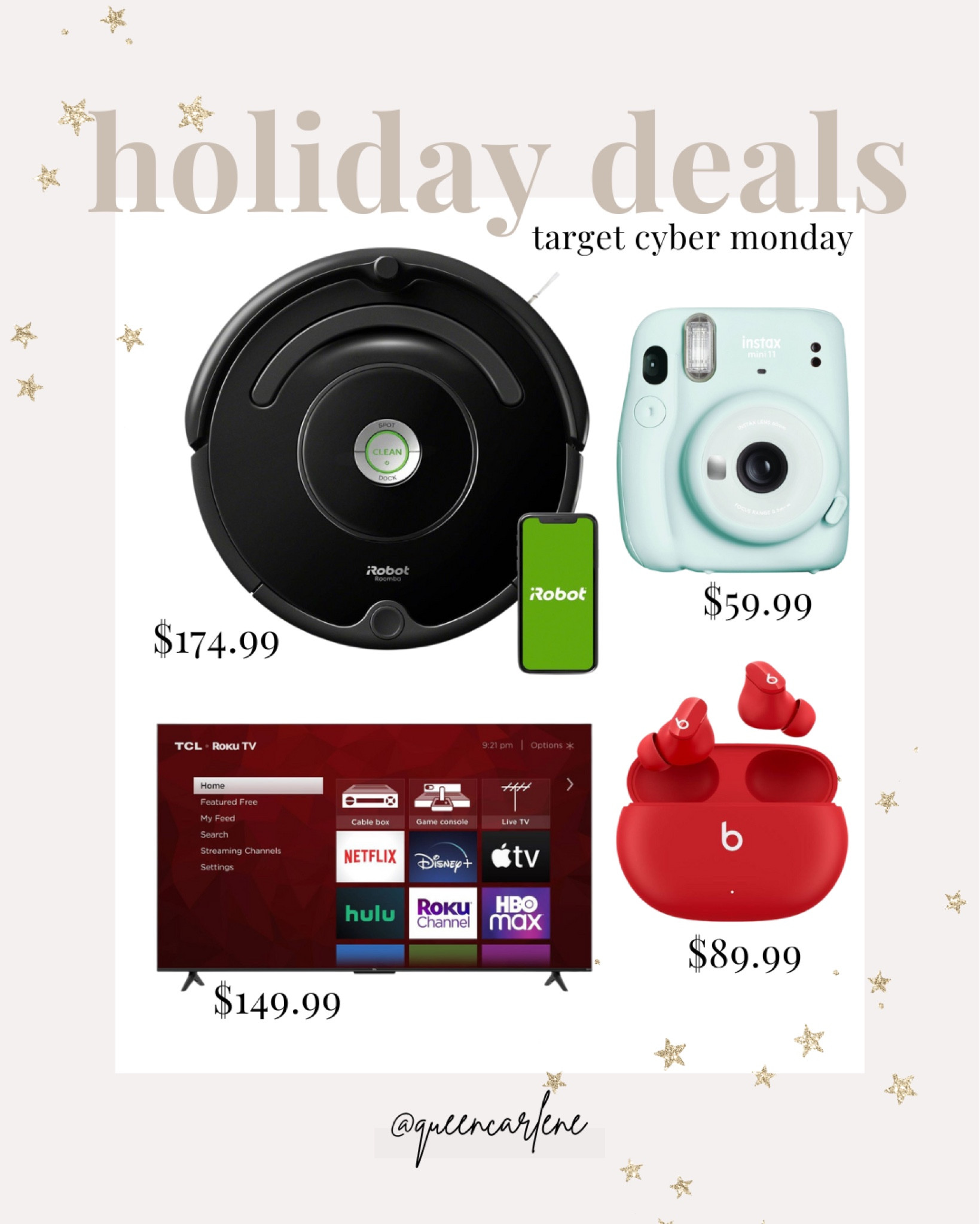 Target Cyber Monday Deals



// cyber Monday, cyberweek, deal alert, target finds, under 100, under 50 

#LTKCyberweek #LTKunder100 #LTKsalealert