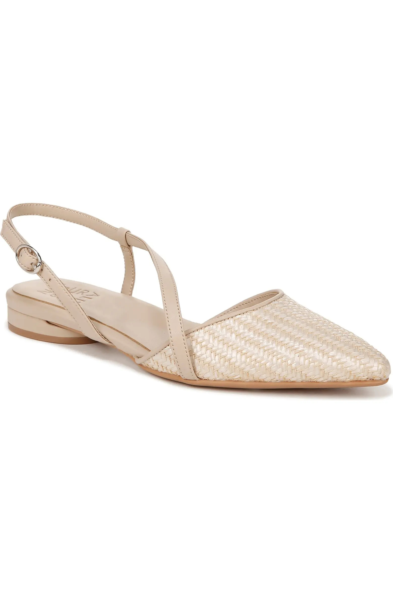 Hawaii Pointed Toe Slingback Flat (Women) | Nordstrom