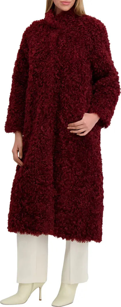 Lyla Grant Fur-Free Lamb (Faux Fur) Coat | Nordstrom | Nordstrom