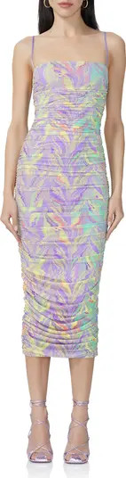 Hazel Print Sleeveless Midi Dress | Nordstrom