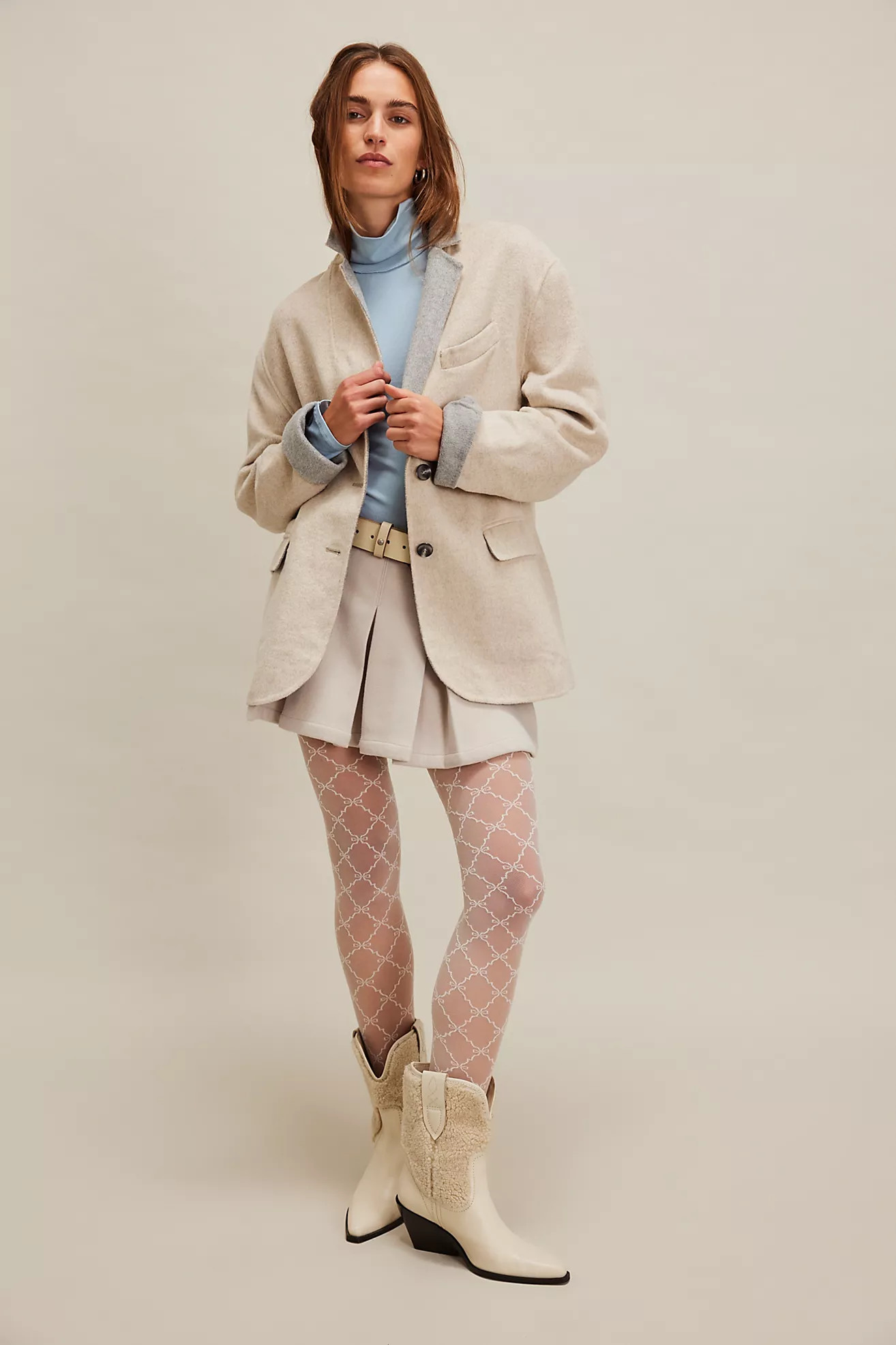 Ribbon Chain Tights | Free People (Global - UK&FR Excluded)