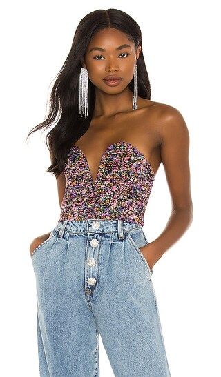 Crawford Bustier in Crawford Floral | Revolve Clothing (Global)