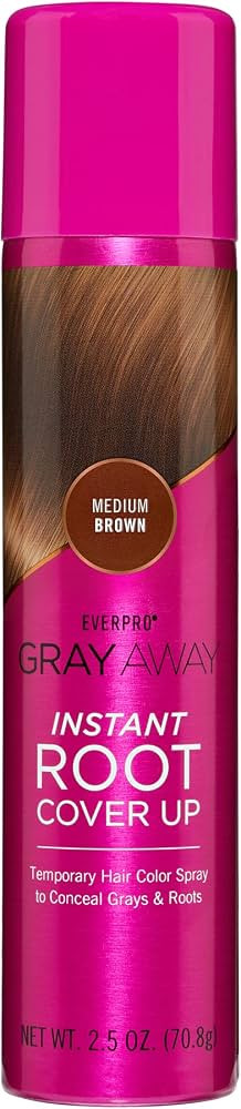 EVERPRO Gray Away Instant Root Cover Up Spray 2.5oz - Medium Brown | Amazon (US)