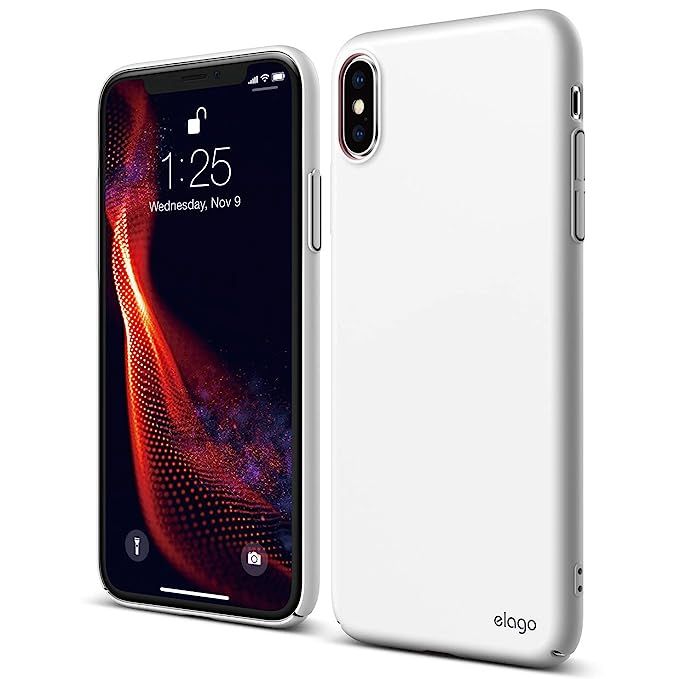 elago Slim Fit Series for iPhone Xs Max Case [White] - [Matte Finish][Full Covered][Camera Protec... | Amazon (US)