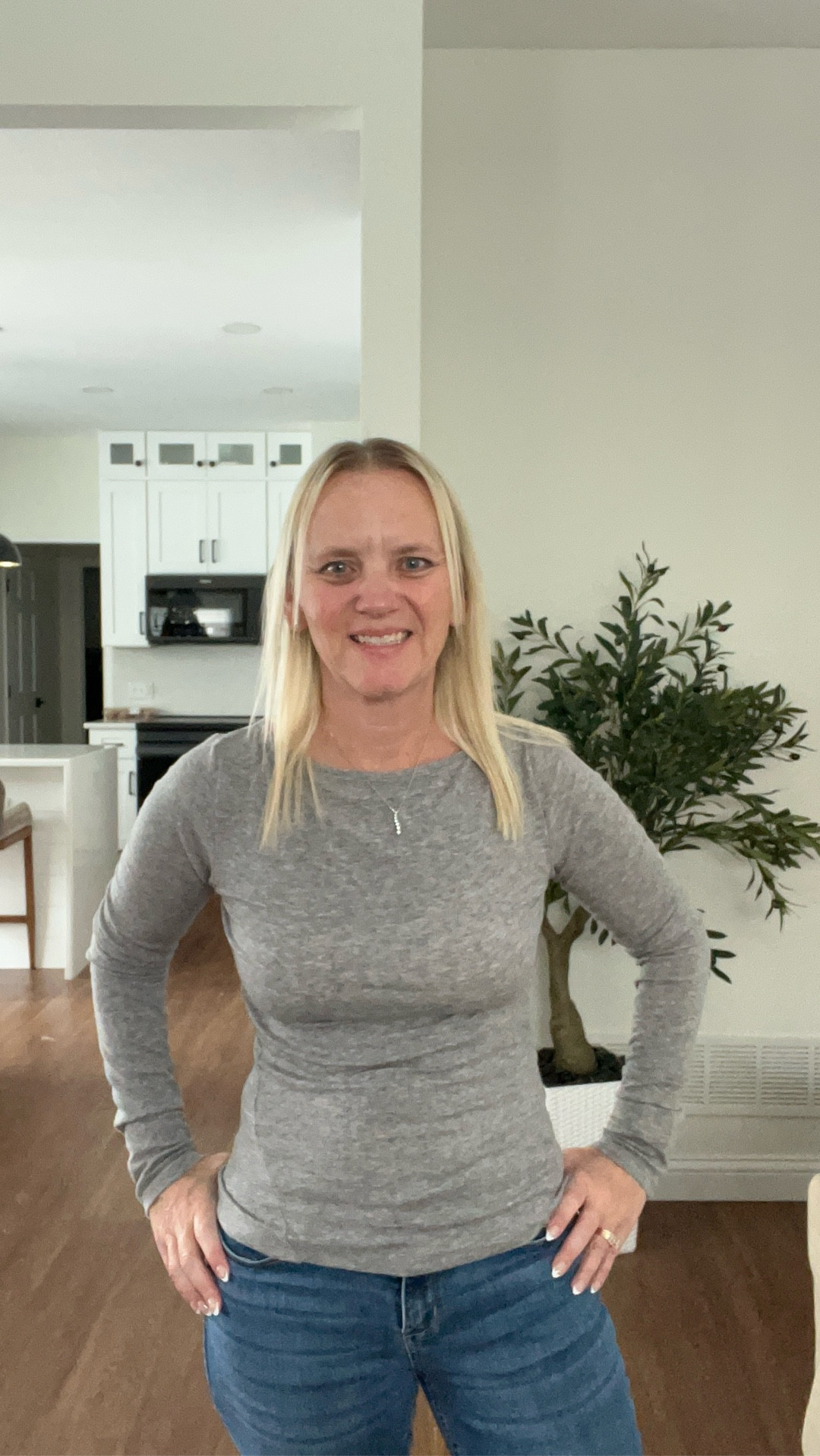 This shirt is great for layering and comes in different colors. It’s made from merino wool and feels so soft. 

#LTKootd #LTKmomlife #LTKPetite
