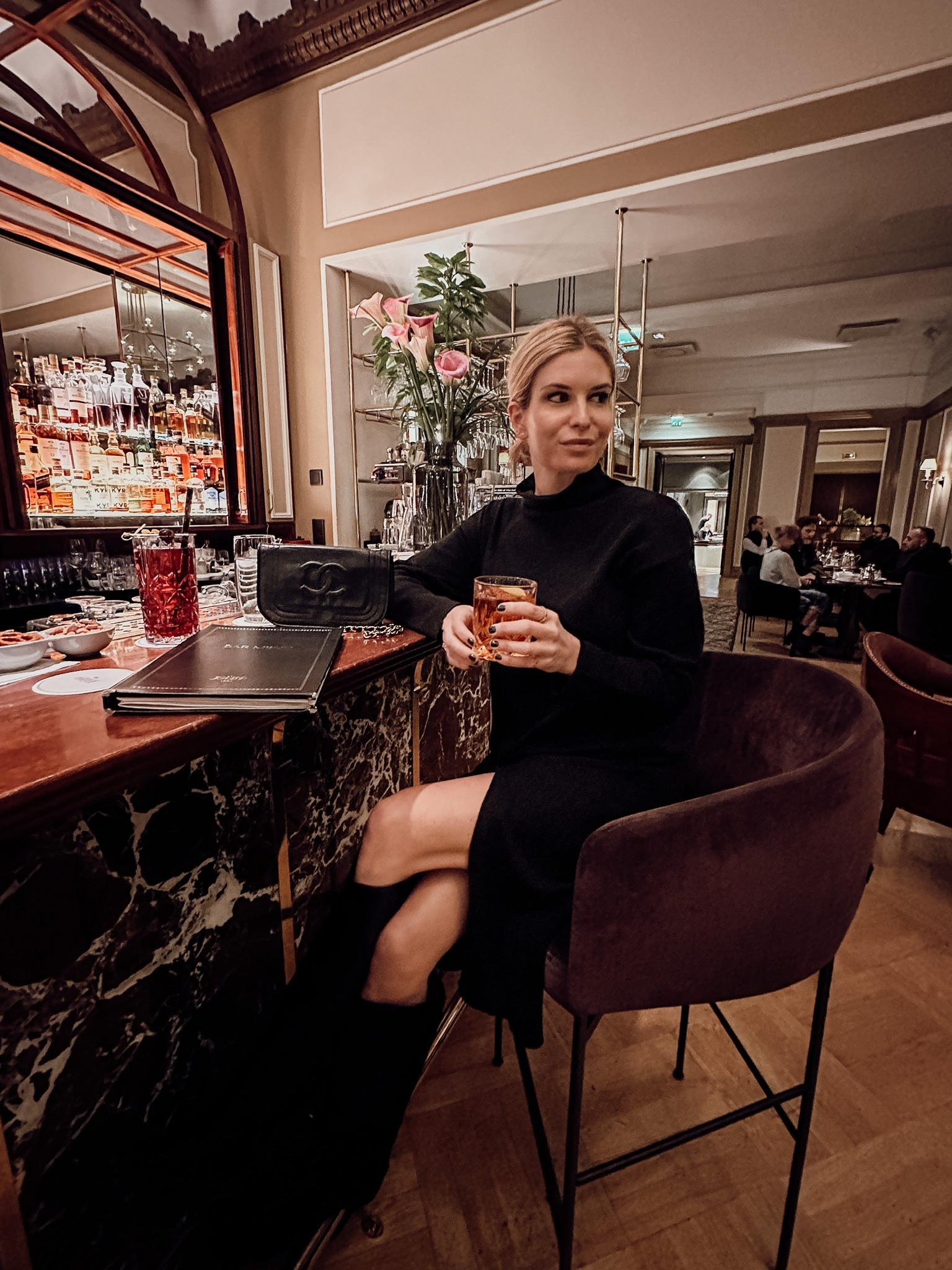 Finland look🤍 black sweater dress, black boots and similar black purse. 

#LTKFind #LTKtravel #LTKstyletip