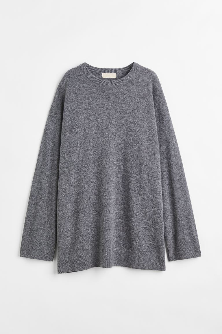 Obszerny sweter kaszmirowy | H&M (DE, AT, CH, NL, FI)