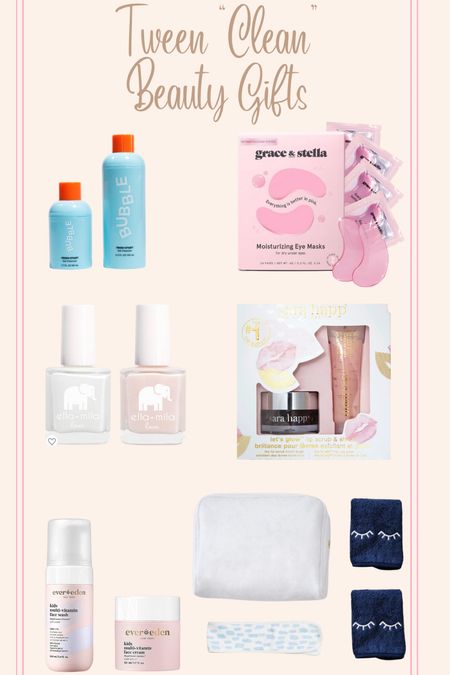 Tween Beauty Gift Ideas #tweenskincare #tweenbeauty #tweencleanbeauty #cleanbeauty

#LTKbeauty #LTKHoliday #LTKGiftGuide