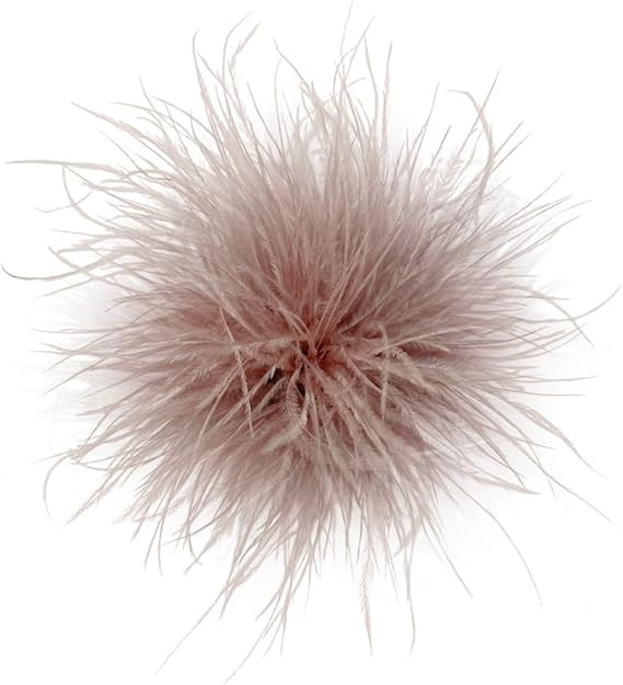 Dainty Feather Flower Large Brooch Pin for Women Men Elegant Oversized Floral Lapel Pins Shawl Dr... | Amazon (US)