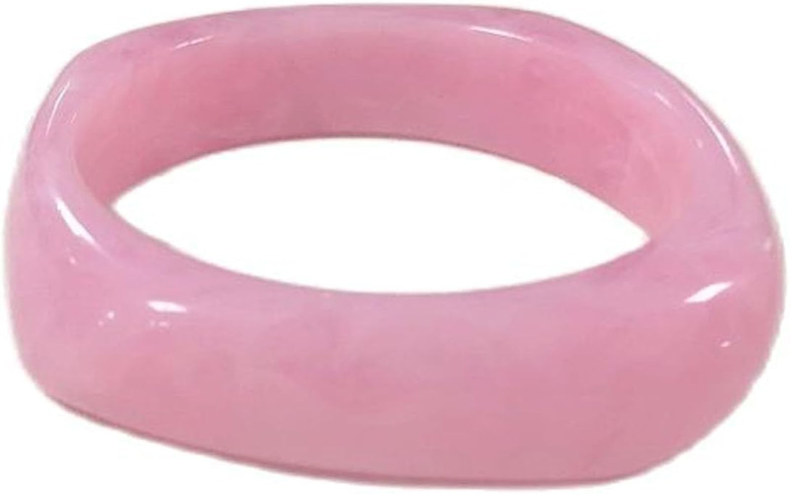 Punk Cool Colorful Square Acrylic Tortoiseshell Acetate Plate Bangles Wide Irregular Ethnic Resin... | Amazon (US)