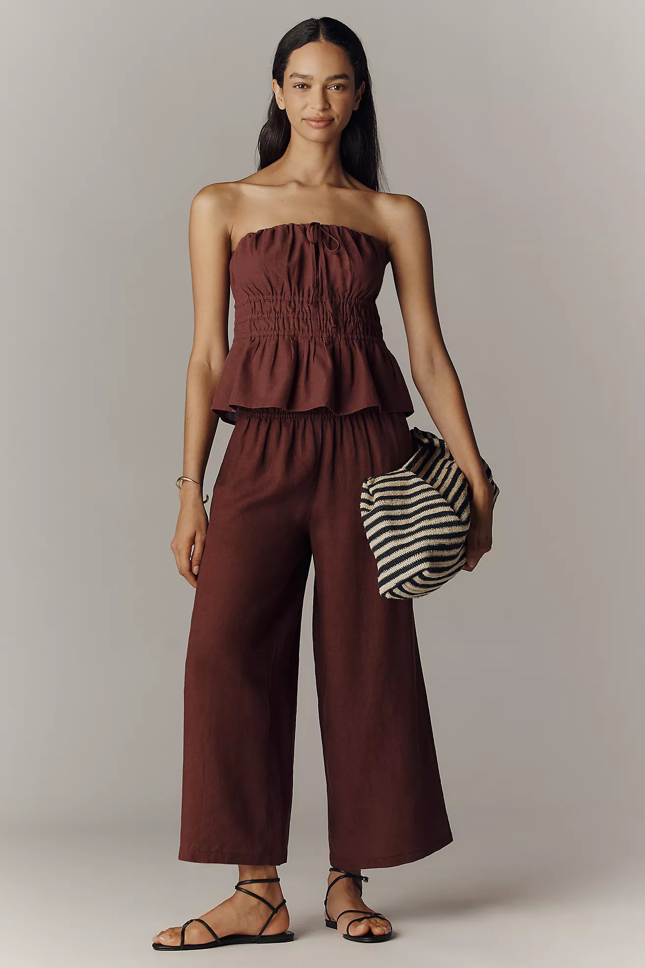 The Somerset Strapless Blouse | Anthropologie (US)