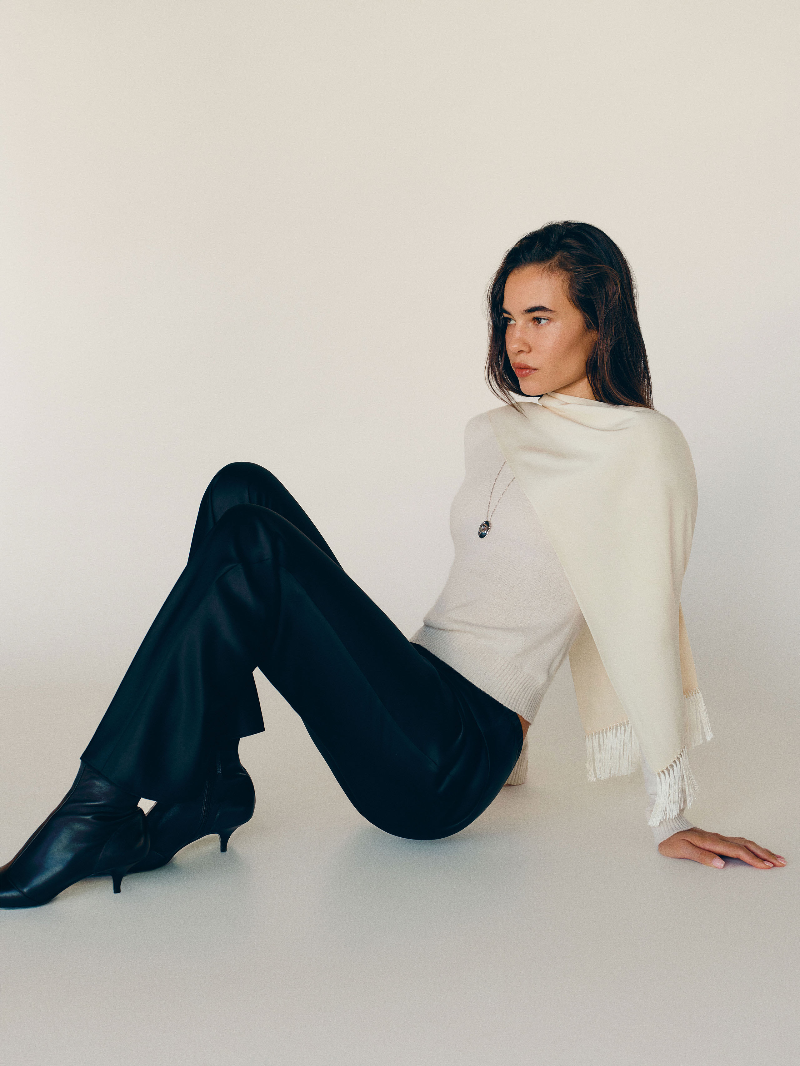 Gale Satin Mid Rise Bias Pant | Reformation (Global)