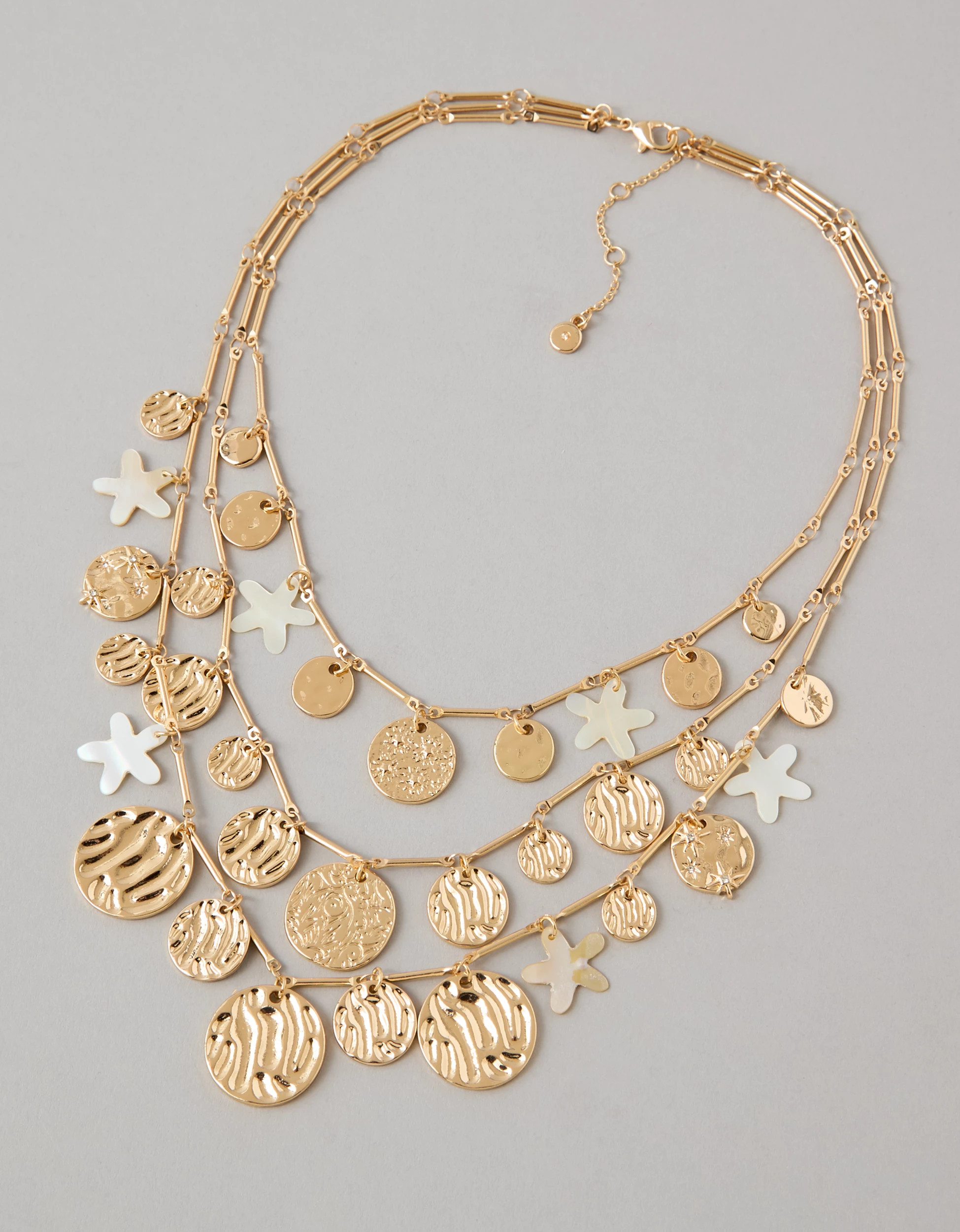 AE Coin & Flower Necklace | American Eagle Outfitters (US & CA)
