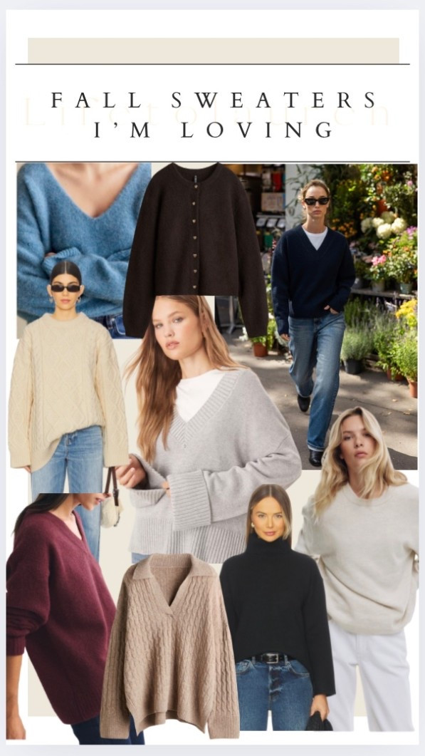 Currently Coveting Fall Sweaters

#LTKSeasonal #LTKMidsize #LTKStyleTip