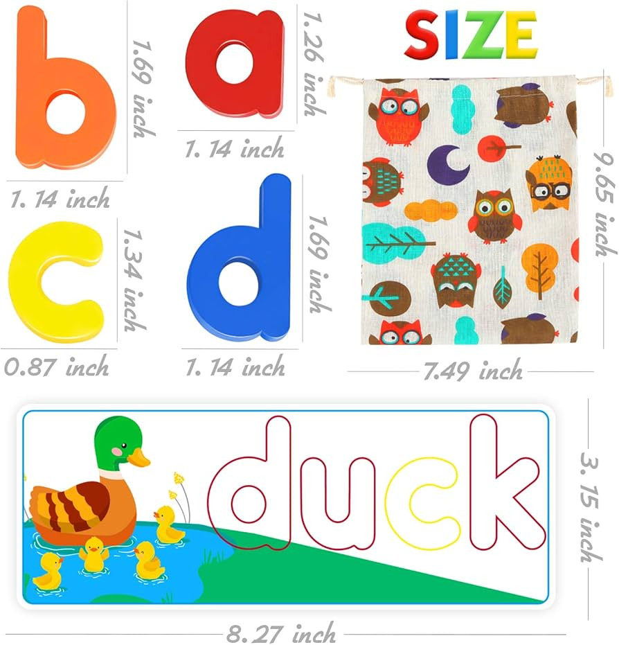 SpringFlower See & Spell Matching Letter Toy,Learning Educational Toy For 3 4 5 6 Years Old Boys ... | Amazon (US)