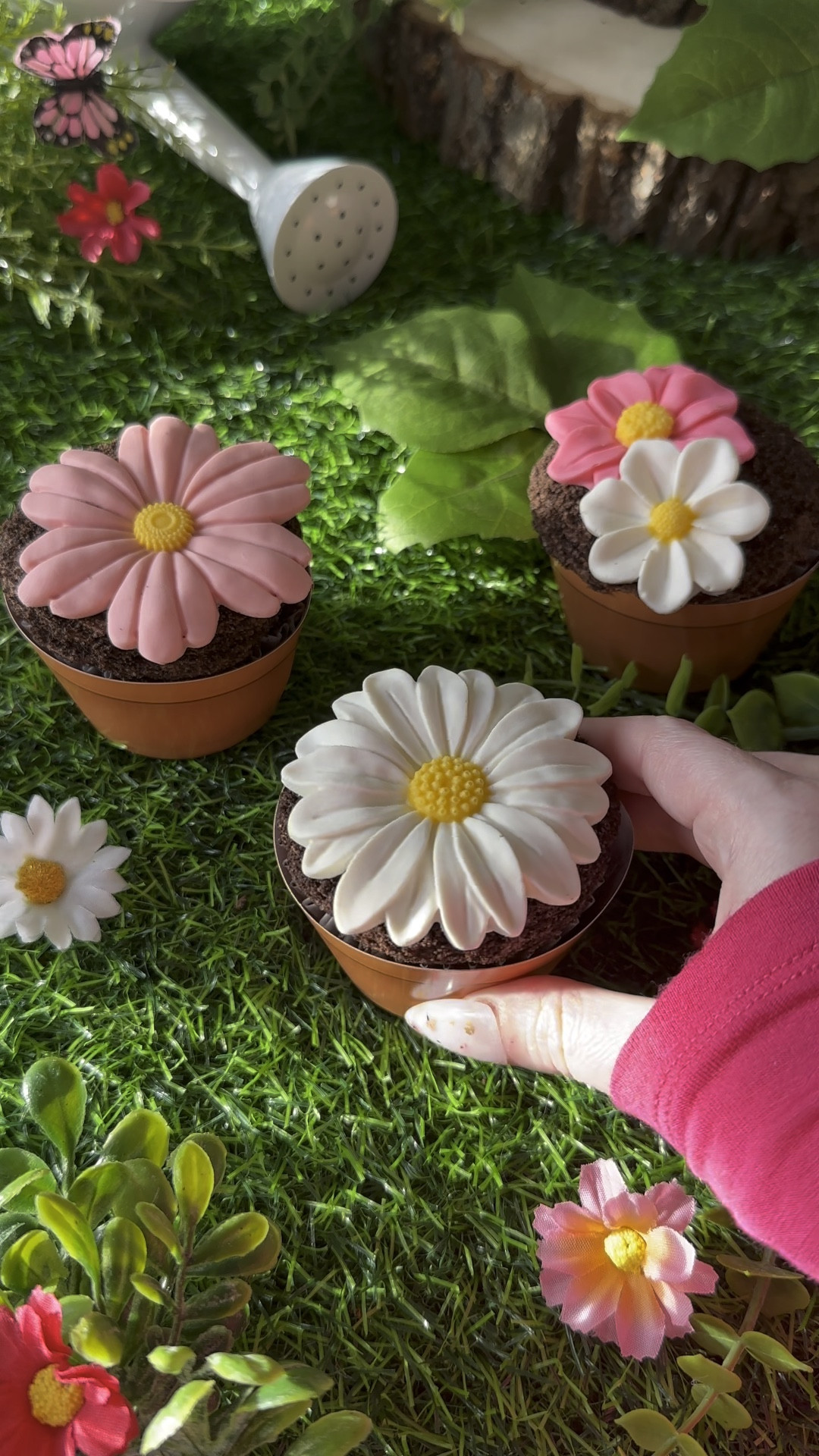 These terra cotta liners and chocolate flowers make a fun, edible flower pot for spring.#LTKSpringSale 

#LTKSeasonal #LTKVideo