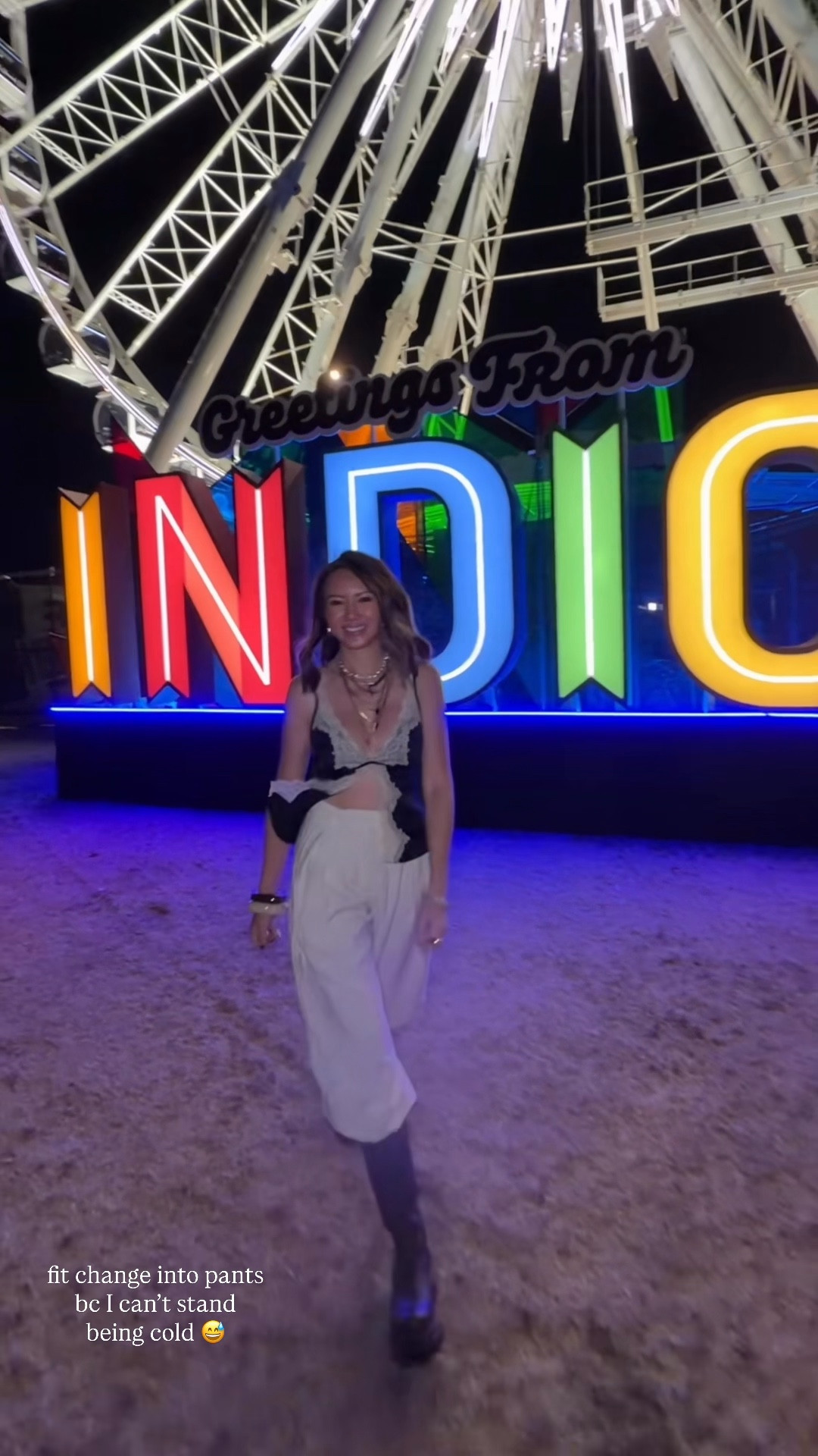 Festival outfit ⚡️Changed into these balloons pants for nighttime in the desert since I hate being cold. They’re so comfortable. I also got it in black. Grab it on sale now  

Festival ootd, concert outfit, Coachella outfit, shoulder bag, boots, The Stylizt 



#LTKFestival #LTKootd #LTKdayinmylife