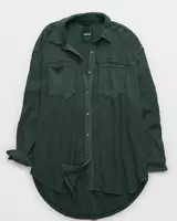 Aerie Anytime Fave Waffle Shirt | American Eagle Outfitters (US & CA)