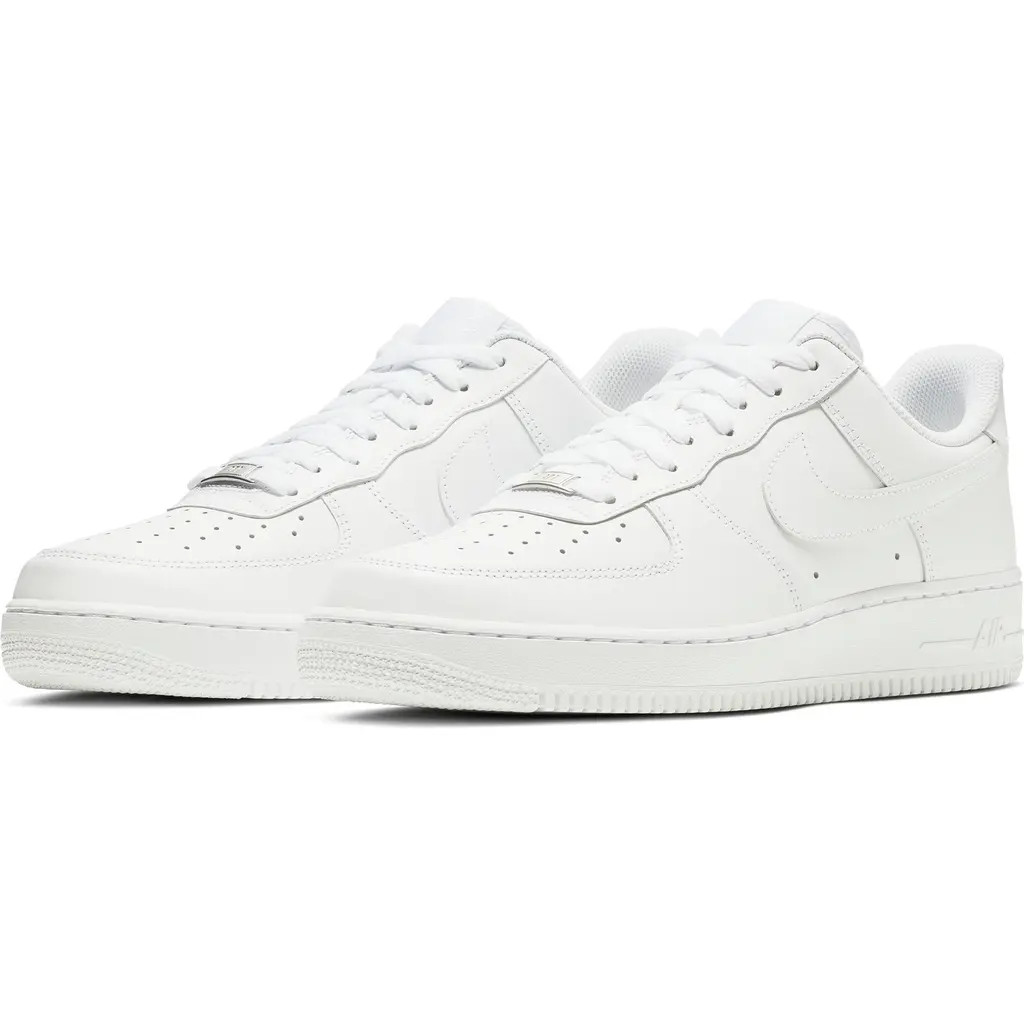 Nike Air Force 1 '07 Basketball Sneaker in 111 111 111 111 White/White at Nordstrom, Size 10.5 | Nordstrom