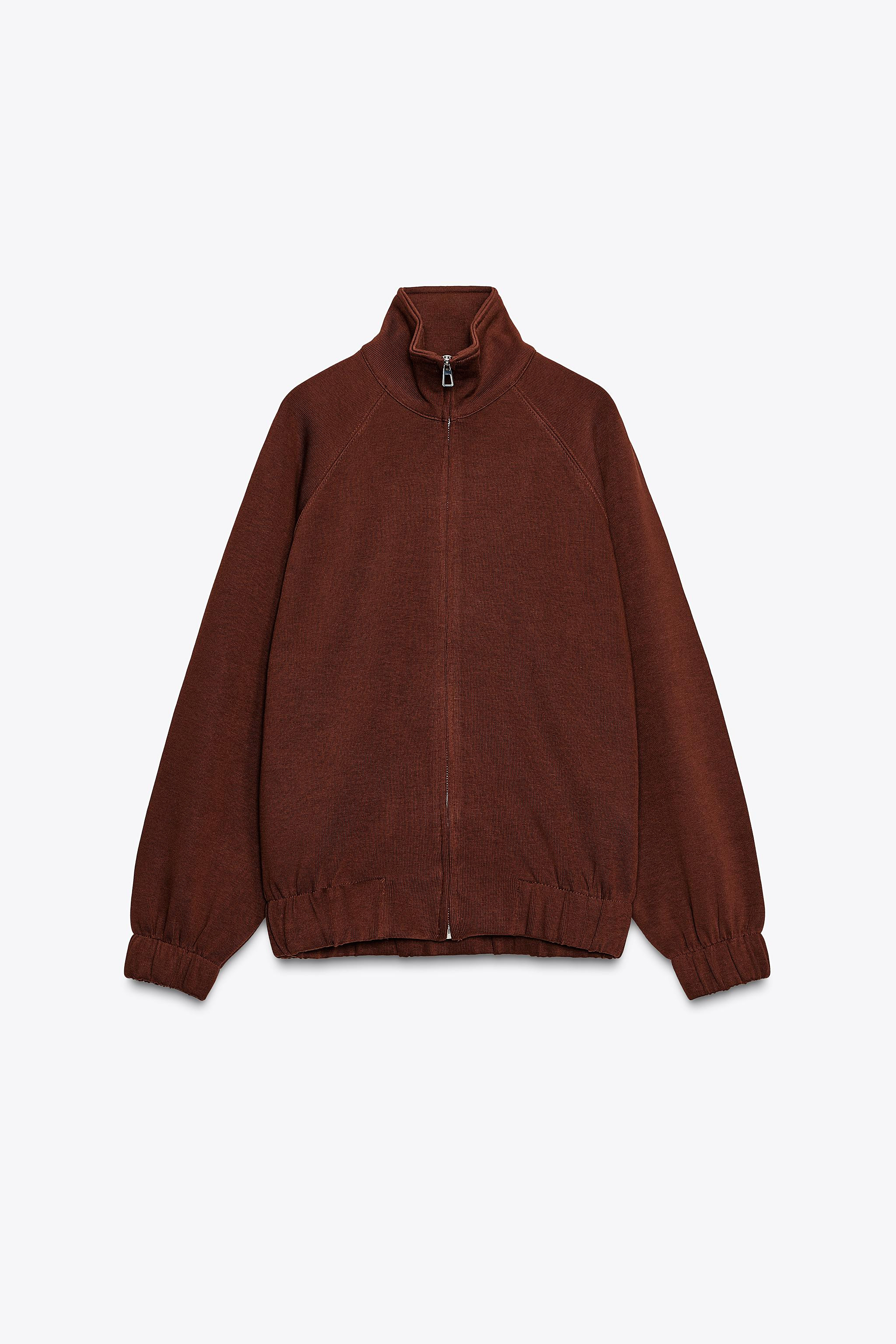 SOFT ZIP-UP SWEATSHIRT | Zara UK