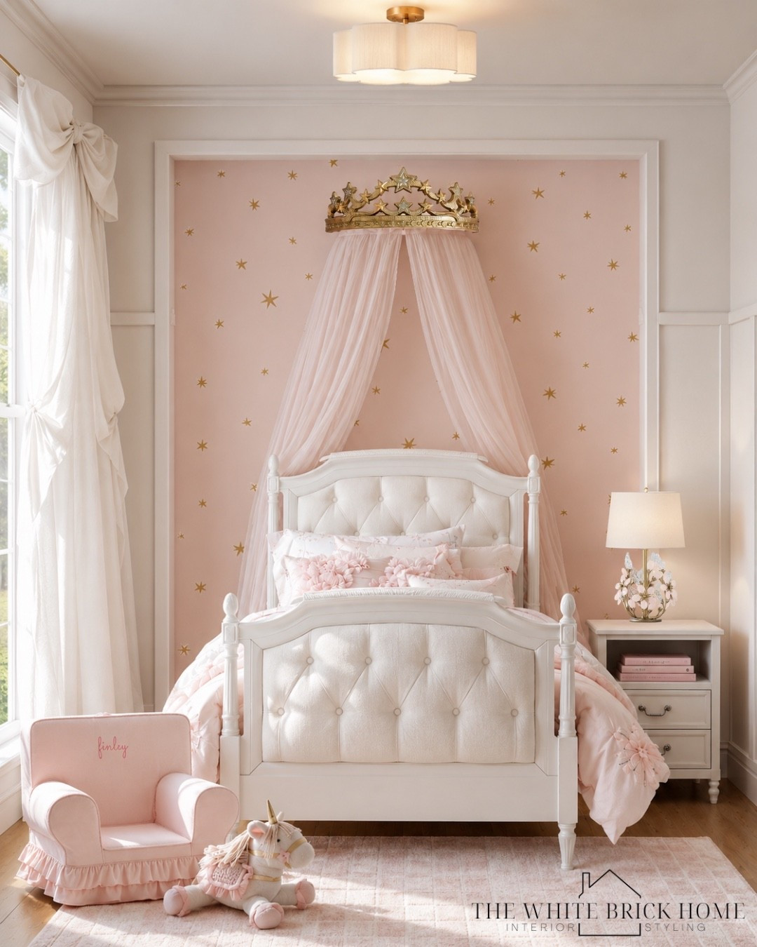 A dreamy princess inspired bedroom with soft blush hues, delicate gold accents, and an elegant canopy fit for a fairytale. 
❤️❤️
Girls room, girls bedroom, kids room, kids bedroom girls room decor, girls room design, girls room bed, girls room bedding, toddler girl, toddler girl bedroom, pink girls room, pink girls bedroom, princess bedroom, princess room design, girls room bed, girls room rug, girls room decor, girls room finds, home decor, home design, bedroom, girls room furniture, pottery barn, pottery barn kids girls room, wayfair

#LTKHome #LTKSeasonal #LTKSaleAlert