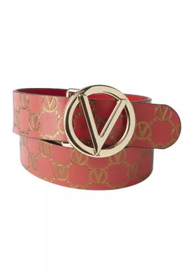 VALENTINO BY MARIO VALENTINO Women's Designer Belt, Red, XL | Belk