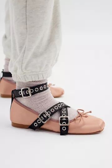 Jeffrey Campbell Choreo Buckled Ballet Flat | Urban Outfitters (US and RoW)