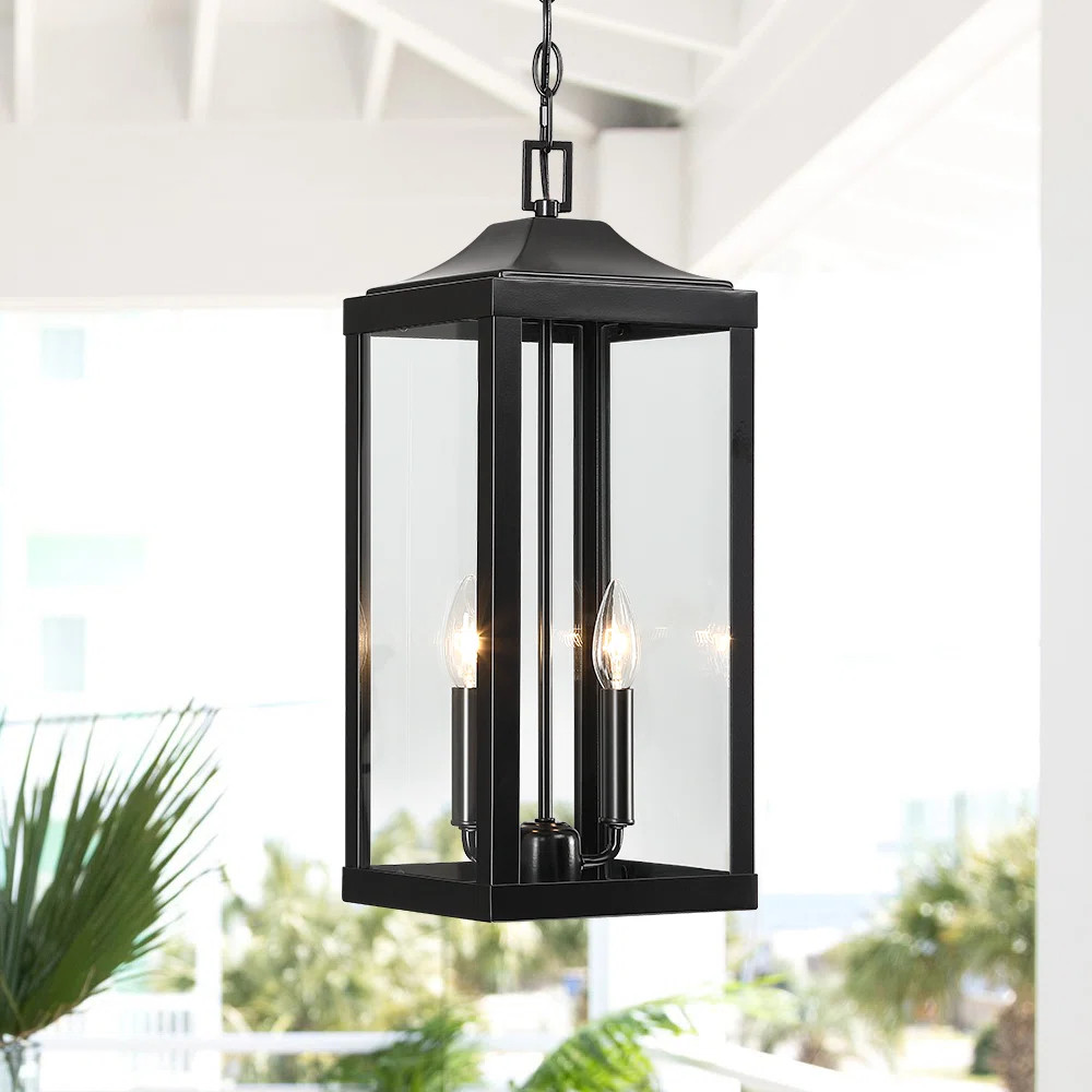 Gaudencia 2 -Bulb 20'' H Outdoor Hanging Lantern | Wayfair North America