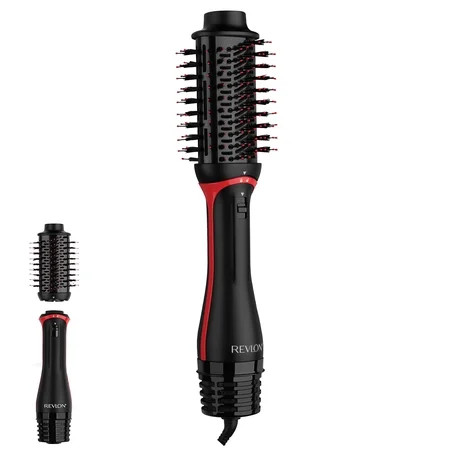 Revlon One-Step Volumizer PLUS Hair Dryer and Hot Air Brush, Black | Walmart (US)