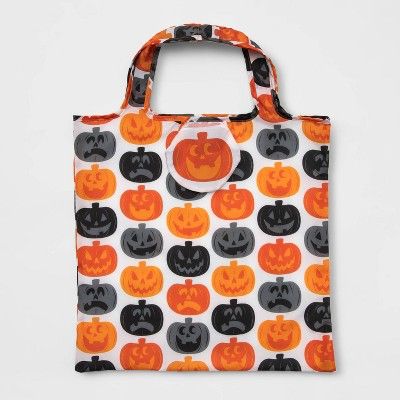 Reusable Bag with Pouch Halloween Pumpkin Trick or Treat Container - Hyde &#38; EEK! Boutique&#84... | Target