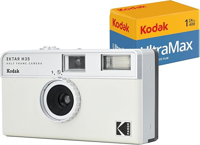 KODAK EKTAR H35 Half Frame 35mm Camera, Reusable, Focus-Free, Lightweight, Easy to Use (Film and ... | Amazon (US)