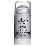 Face Mask by Olay, Clay Charcoal Facial Mask Stick, Pore Detox Black Charcoal, Spa and Beauty Gift f | Amazon (US)