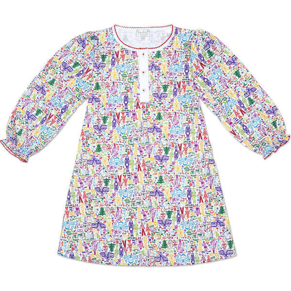 Nutcracker Christmas Tess Dress, Multicolor | Maisonette