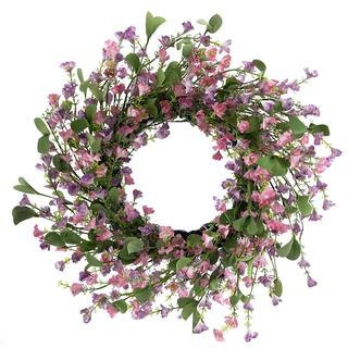 20" Pink & Lavender Flower Wreath by Ashland® | Michaels® | Michaels Stores