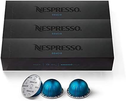 Nespresso Capsules VertuoLine, Odacio, Dark Roast Coffee, 30 Count Coffee Pods, Brews 7.8oz | Amazon (US)